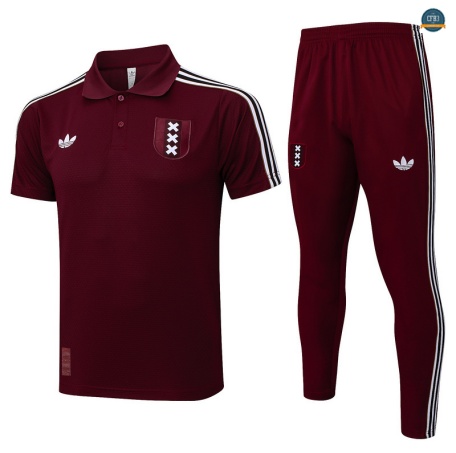 Ofertas Ajax Polo + Pantalones Equipación rojo/Blanco 2025/2026