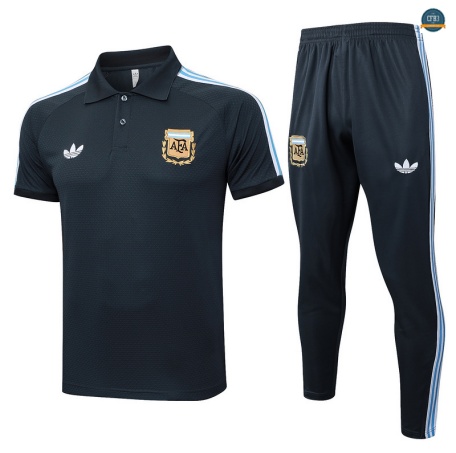 Crear Argentina Polo + Pantalones Equipación Gris oscuro/Azul/Blanco 2025/2026