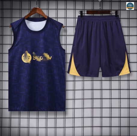 Buscar sin mangas Barcelona Enfant Equipación Azul marino/amarillo 2025/2026