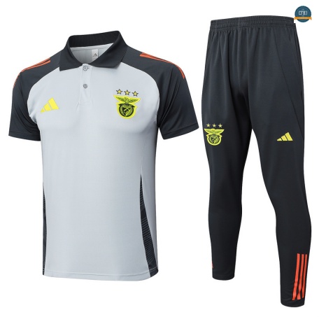 Venta Benfica Polo + Pantalones Equipación Gris/Naranja 2025/2026