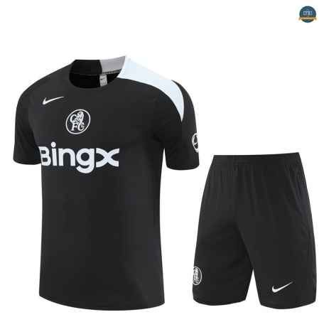 Buscar Chelsea Enfant + Pantalón Equipación negro/Blanco 2025/2026