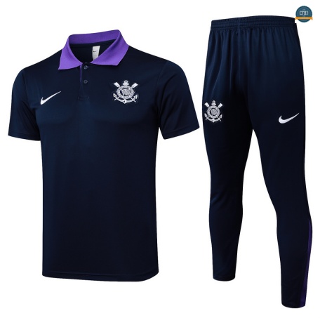 Diseñar Corinthians Polo + Pantalones Equipación Azul marino/Violeta 2025/2026