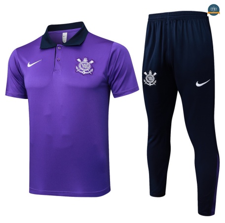 Ofertas Corinthians Polo + Pantalones Equipación Violeta/Azul marino 2025/2026