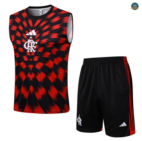 Tailandia sin mangas Flamengo Equipación rojo/negro 2025/2026