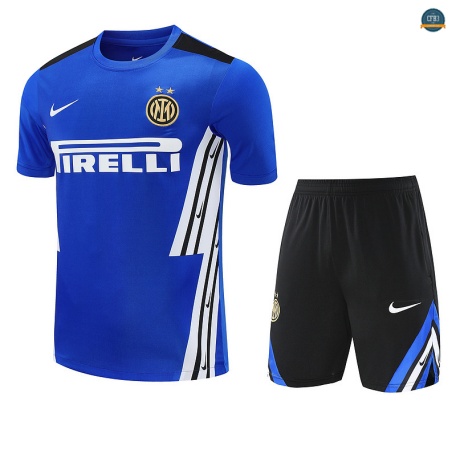 Nuevas Inter Milan + Pantalón Equipación Azul/negro/Blanco 2025/2026