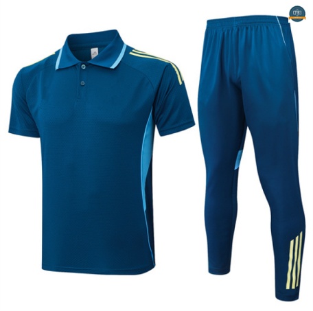 Replicas Juventus Polo + Pantalones Equipación Azul claro/amarillo 2025/2026