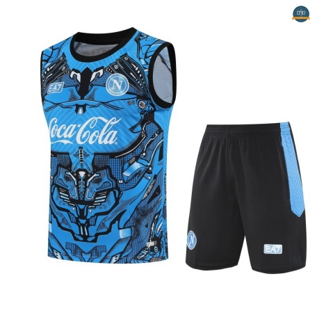 Diseñar sin mangas Napoli Equipación Azul/negro 2025/2026