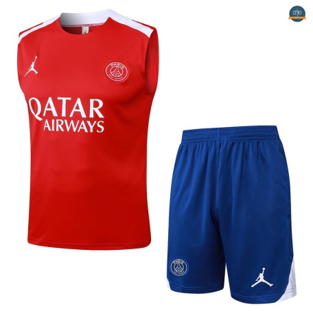 Ofertas sin mangas Paris Saint Germain Equipación rojo/Azul/Blanco 2025/2026