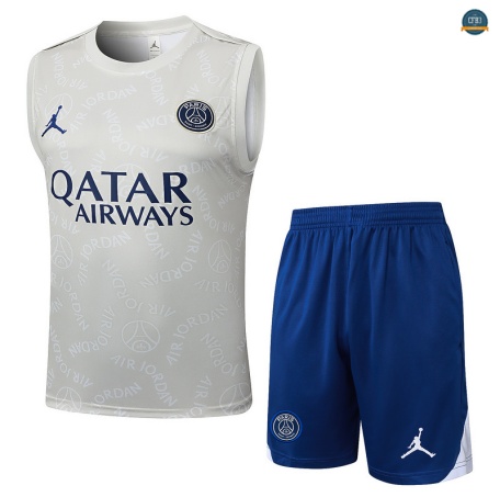 Outlet sin mangas Paris Saint Germain Equipación Gris/Azul/Blanco 2025/2026