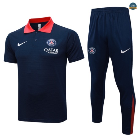 Outlet Paris Saint Germain Polo + Pantalones Equipación Azul marino/rojo 2025/2026