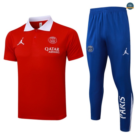 Venta Paris Saint Germain Polo + Pantalones Equipación rojo/Azul/Blanco 2025/2026