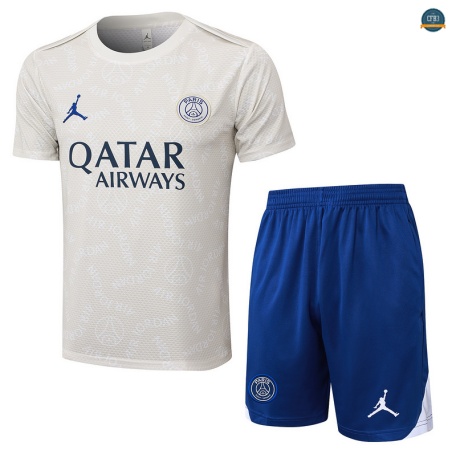 Tailandia Paris Saint Germain + Pantalón Equipación Gris/Azul 2025/2026