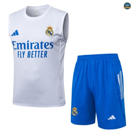 Tienda sin mangas Real Madrid Equipación Blanco/Azul 2025/2026