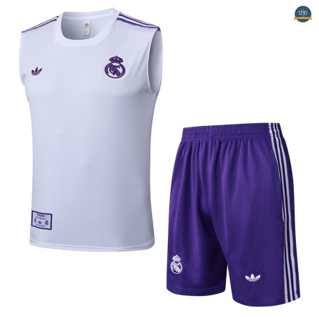 Replicas sin mangas Real Madrid Equipación Blanco/Violeta 2025/2026