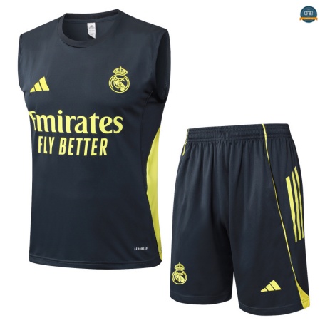 Replicas sin mangas Real Madrid Equipación Gris oscuro/amarillo 2025/2026