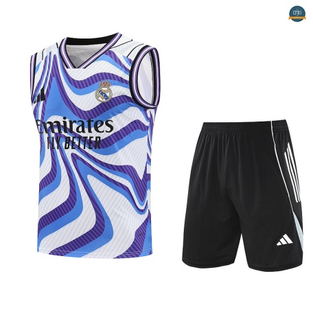 Diseñar sin mangas Real Madrid Equipación Violeta/negro/Blanco 2025/2026