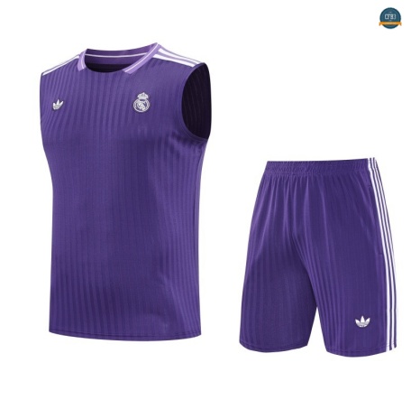 Crear sin mangas Real Madrid Equipación Violeta/Blanco 2025/2026