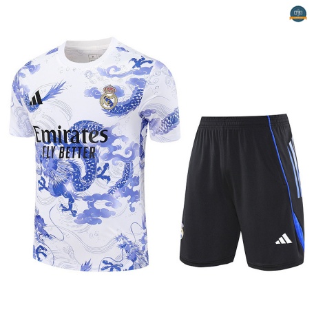 Comprar Real Madrid + Pantalón Equipación Blanco/negro/Azul 2025/2026