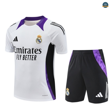 Diseñar Real Madrid + Pantalón Equipación Blanco/Violeta 2025/2026