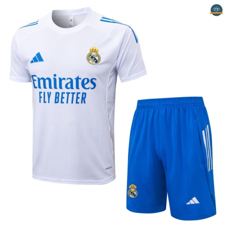 Buscar Real Madrid + Pantalón Equipación Blanco/Azul 2025/2026