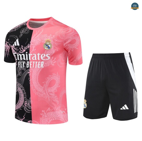 Comprar Real Madrid + Pantalón Equipación Rosa/negro/Blanco 2025/2026
