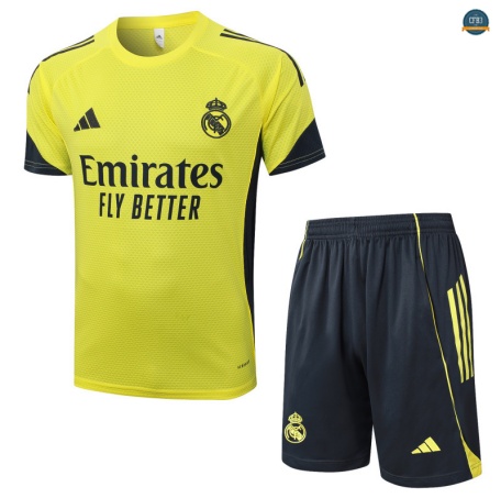 Ofertas Real Madrid + Pantalón Equipación amarillo/Azul marino 2025/2026