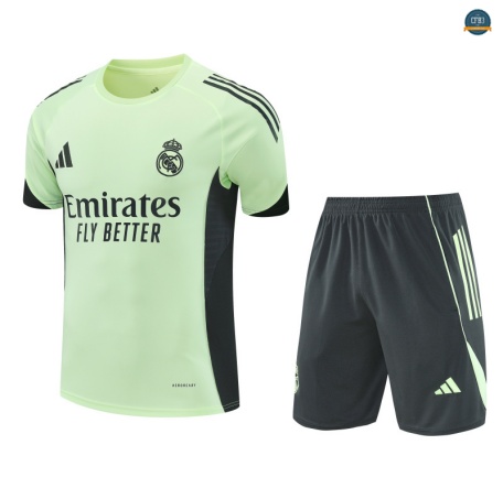 Tailandia Real Madrid + Pantalón Equipación verde/Azul marino 2025/2026