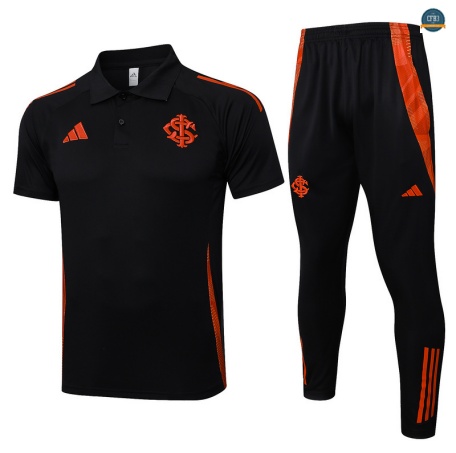 Comprar SC Internacional Polo + Pantalones Equipación negro/Naranja 2025/2026