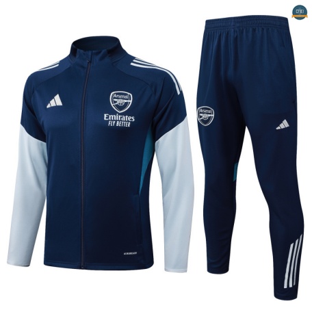 Venta Chaqueta Chándal Arsenal Equipación Azul marino/azul celeste 2025/2026