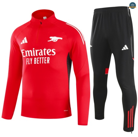 Buscar Chándal Arsenal Equipación rojo/negro/Blanco 2025/2026