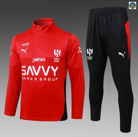 Diseñar Chándal Al-Hilal Saudi Niño Equipación rojo/negro 2025/2026