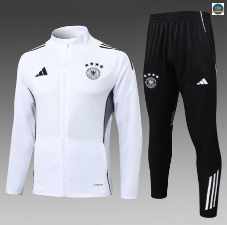 Buscar Chaqueta Chándal Alemania Niño Equipación Blanco/negro 2025/2026
