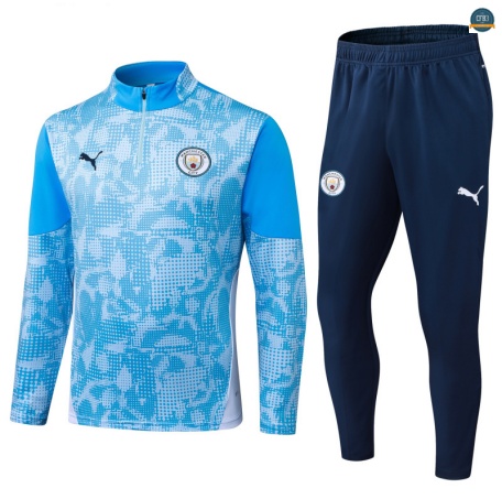 Tienda Chándal Manchester City Niño Equipación Azul/Blanco 2025/2026