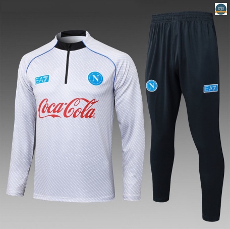 Hacer Chándal Napoli Niño Equipación Blanco 2025/2026