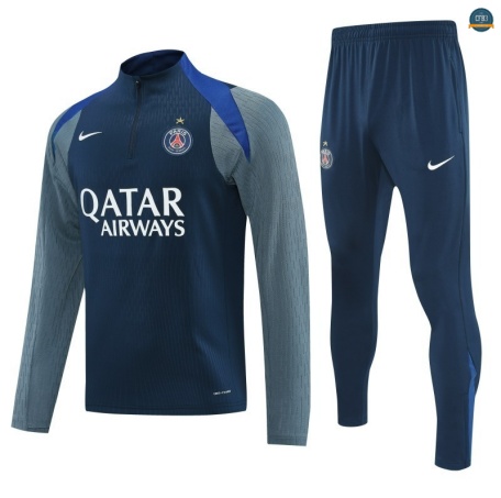 Tailandia Chándal PSG Equipación Azul marino/Gris 2025/2026