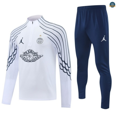 Nuevas Chándal PSG Equipación Blanco/Azul marino 2025/2026