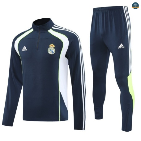Tailandia Chándal Real Madrid Equipación Azul marino/Blanco/Verde 2025/2026