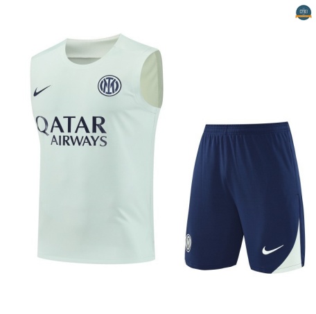 Diseño Camiseta Sin Mangas Inter Milan Equipación Verde/Azul 2025/2026