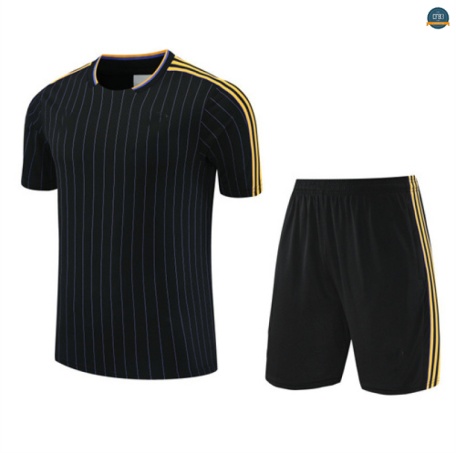 Ofertas Camiseta Manchester United + Pantalón Equipación negro/AMARILLO 2025/2026