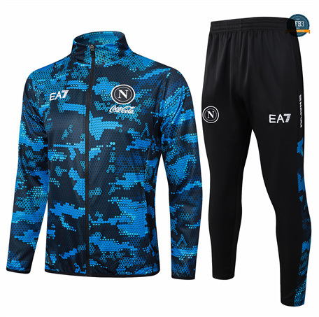 Ofertas Chaqueta Chándal Napoli Niños Equipación azul 2024/2025