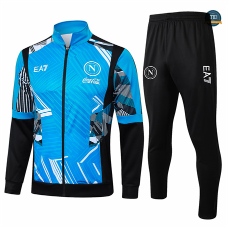 Outlet Chaqueta Chándal Napoli Niños Equipación azul 2024/2025