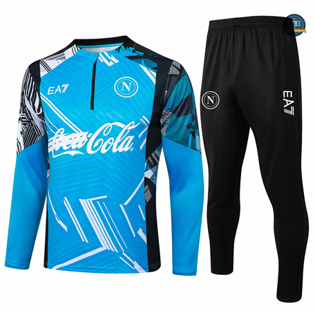 Crear Chándal Napoli Niños Equipación azul 2024/2025