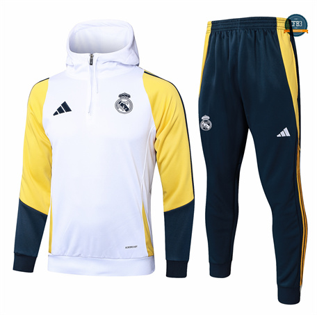 Buscar Chándal Sudadera con Capucha Real Madrid Niños Equipación Blanco 2024/2025