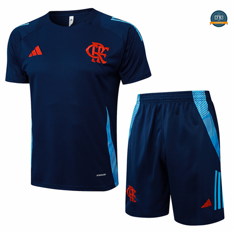 Diseño Camiseta entrenamiento Flamengo + Pantalón azul real 2024/2025