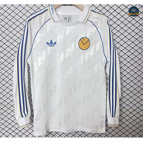 Nuevas Camiseta Leeds United Equipación Edición especial Manga Larga Blanco 2024/2025