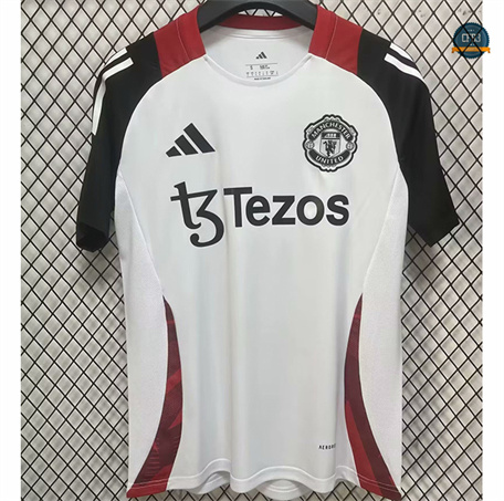 Outlet Camiseta Manchester United Equipación Training Blanco 2024/2025