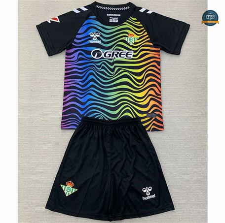Nuevas Camiseta Real Betis Niño Equipación Portero Negro 2024/2025