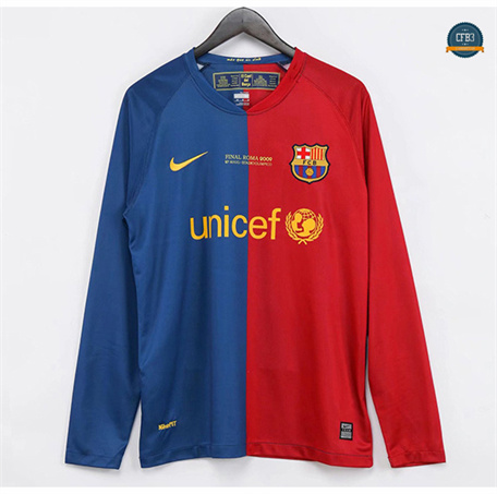 Buscar Camiseta Retro 2008-09 Barcelona 1ª Equipación Manga Larga