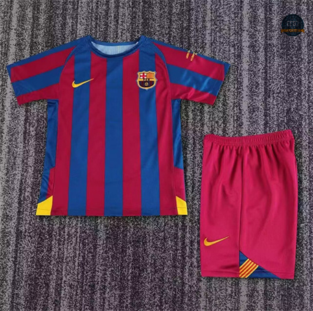 Venta Camiseta Retro 2005-06 UCL Barcelona Niño 1ª Equipación