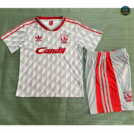 Venta Camiseta Retro 1990-91 Liverpool Niño 2ª Equipación